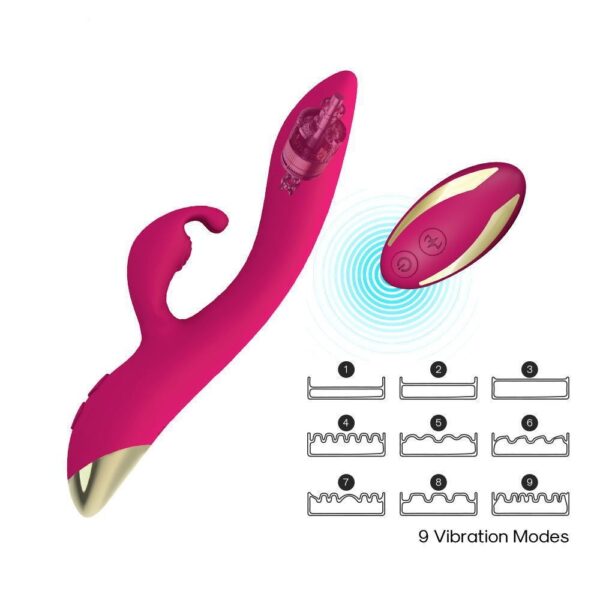 Silicone G-Spot Vibrator - Toy for Women (Rechargeable) - Image 3