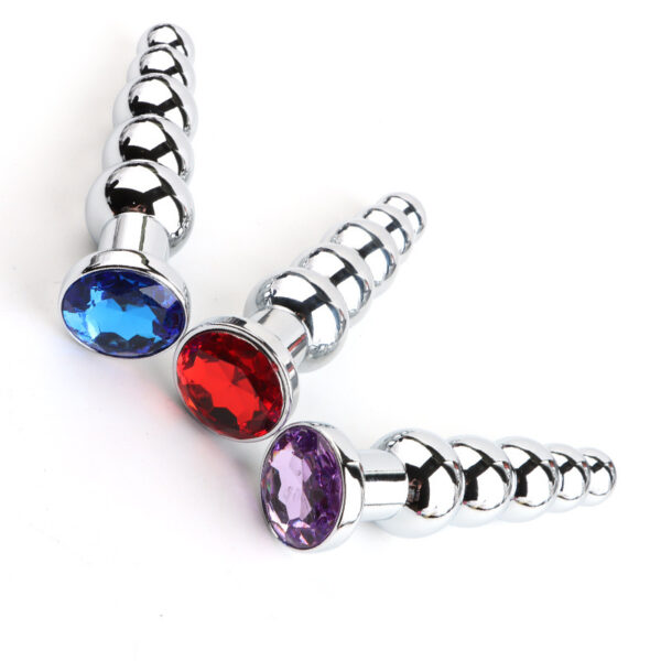 Metal Diamond Butt Plugs from "The Naughty Lab" - Image 4