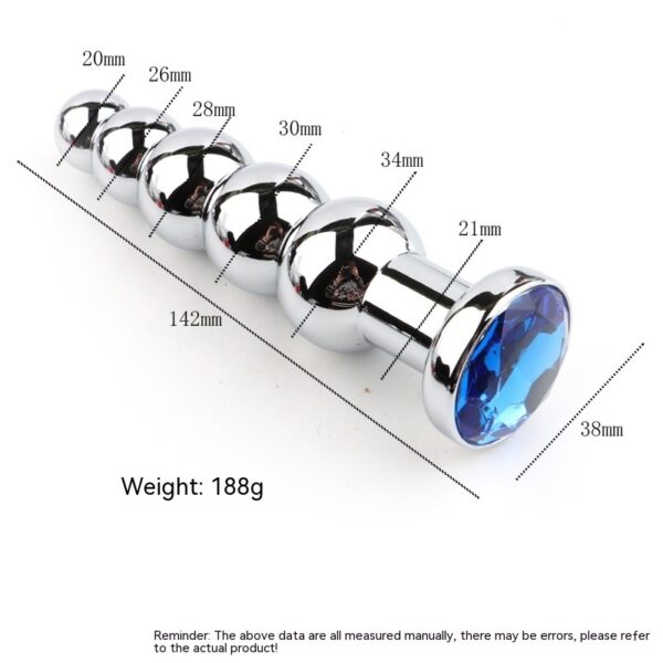 Metal Diamond Butt Plugs from "The Naughty Lab" - Image 2