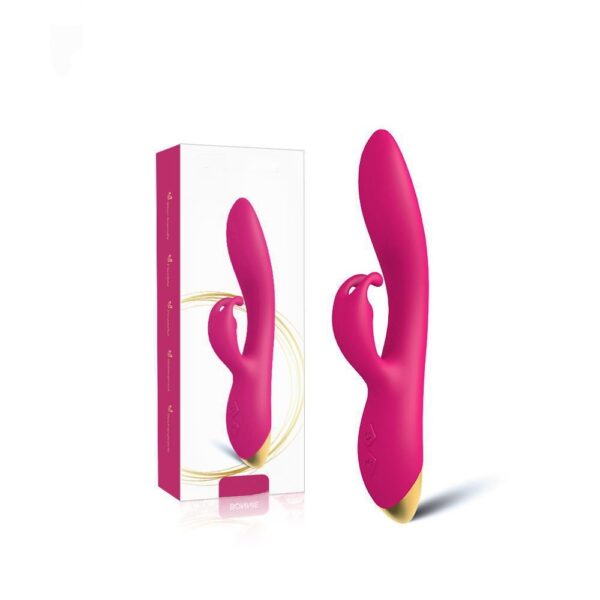 Silicone G-Spot Vibrator - Toy for Women (Rechargeable)