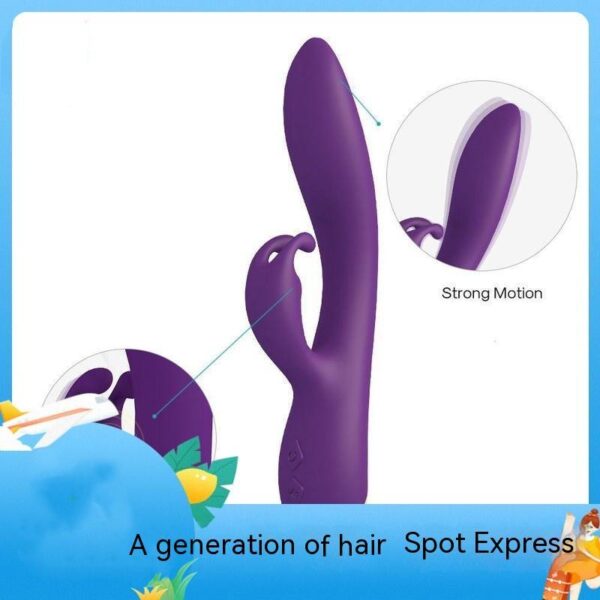 Silicone G-Spot Vibrator - Toy for Women (Rechargeable) - Image 5