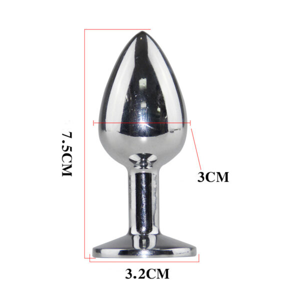White Tip Fox Tail Butt Plug - Image 3